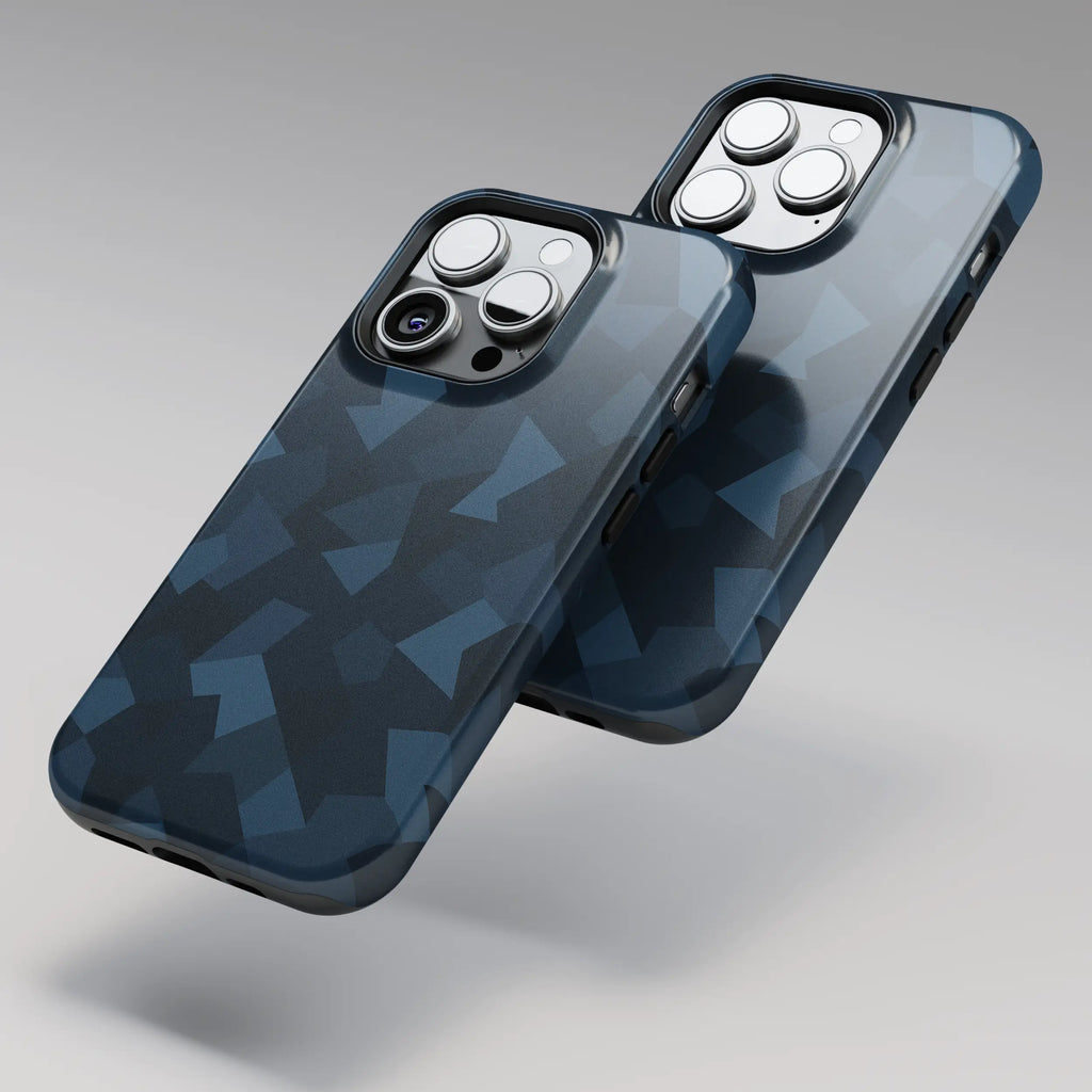 Blue Camouflage - iPhone Tough Case - Fast shipping - Made in Europe